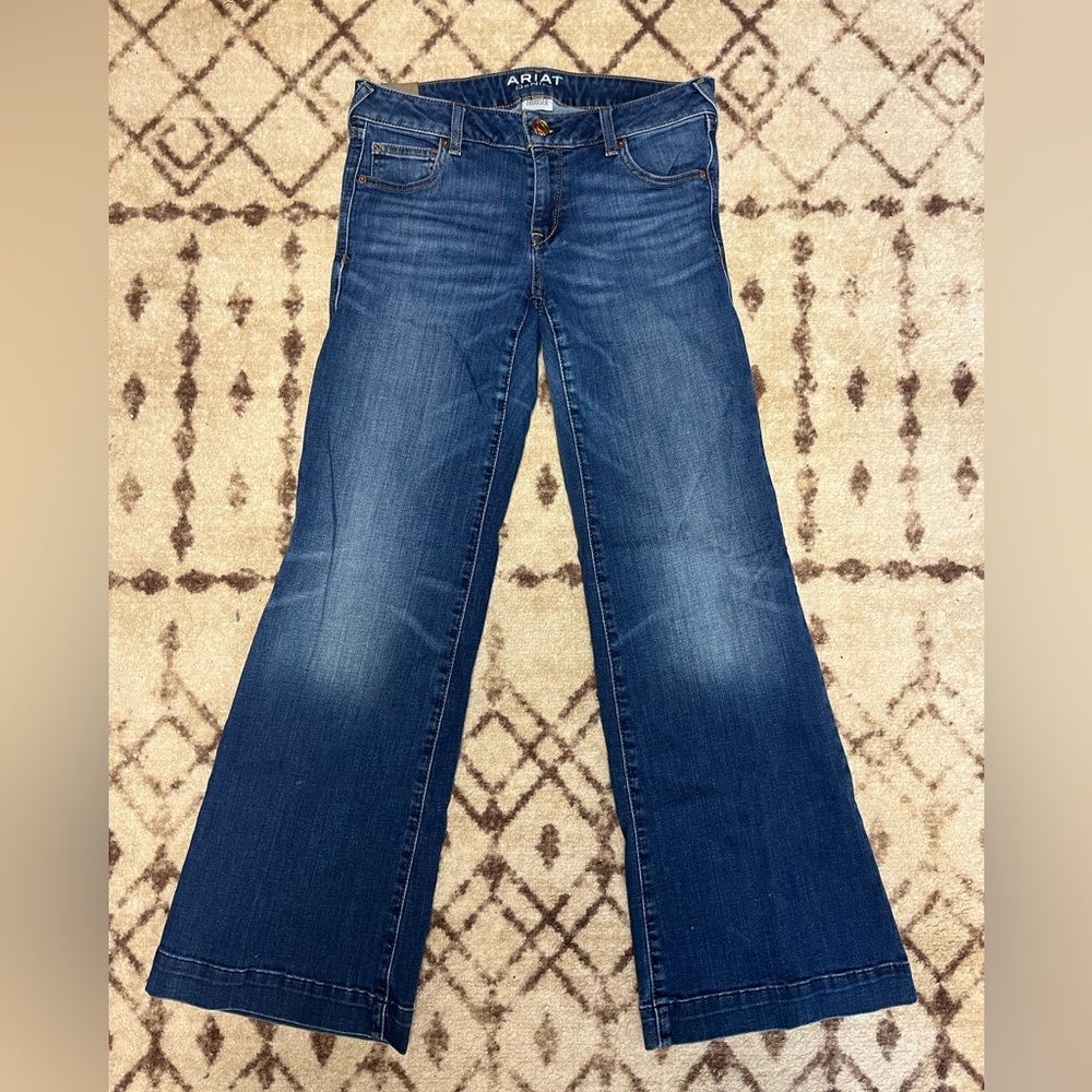 Ariat Blue Flare Wide Leg Jeans